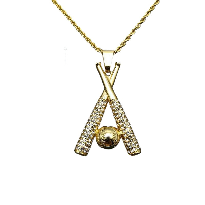 Zircon Necklace - Statement Hip Hop Pendant