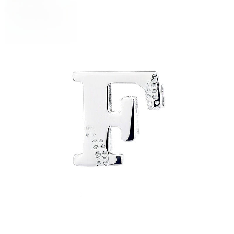Glossy Letter Stainless Steel Pendant Necklace
