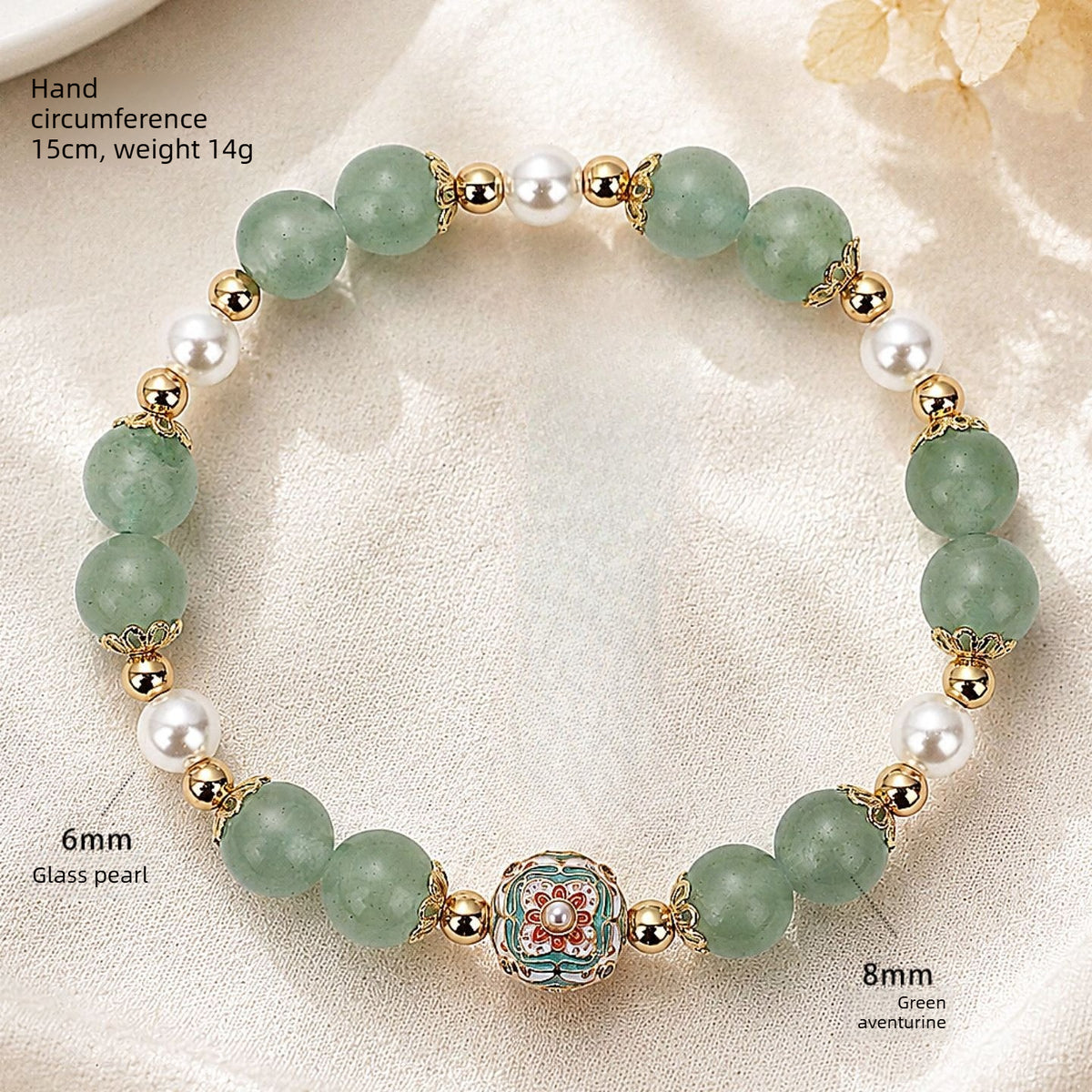 Strawberry Quartz Rose Quartz Jade Bracelet