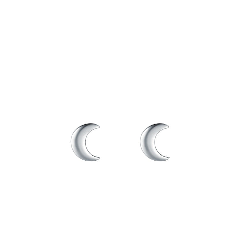 925 Sterling Silver Lightning Heart Star Stud Earrings