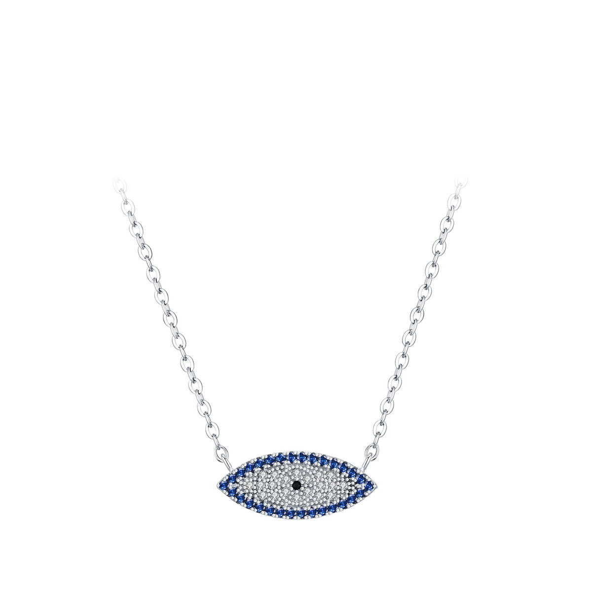 925 Sterling Silver Geometric Necklace