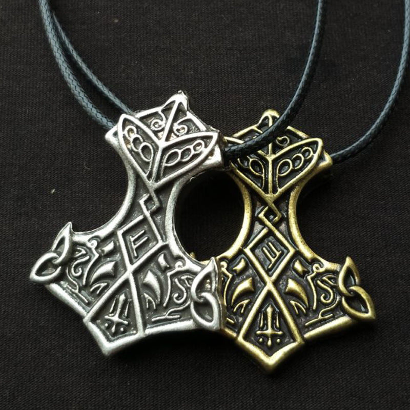 Norse Legacy Hammer Talisman Necklace for Men