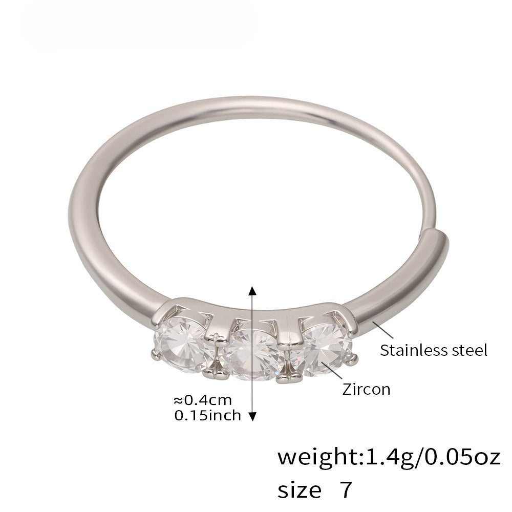 Planderful Zircon Ring Super Flash 5A For Trendsetters