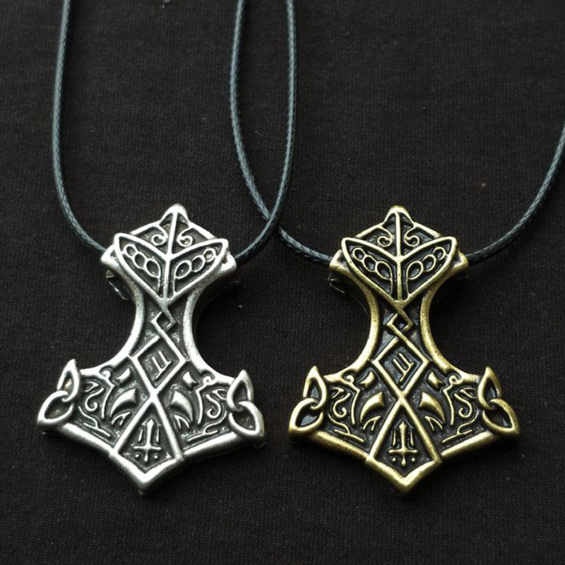 Norse Legacy Hammer Talisman Necklace for Men