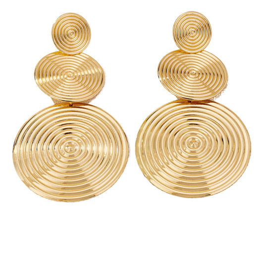 Planderful Vienna Verve Earrings – Fashionable Personalized Metal Design