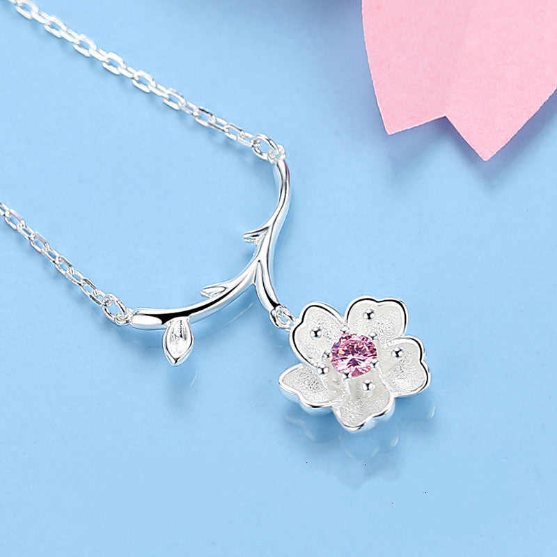 Rose Quartz Crystal Necklace