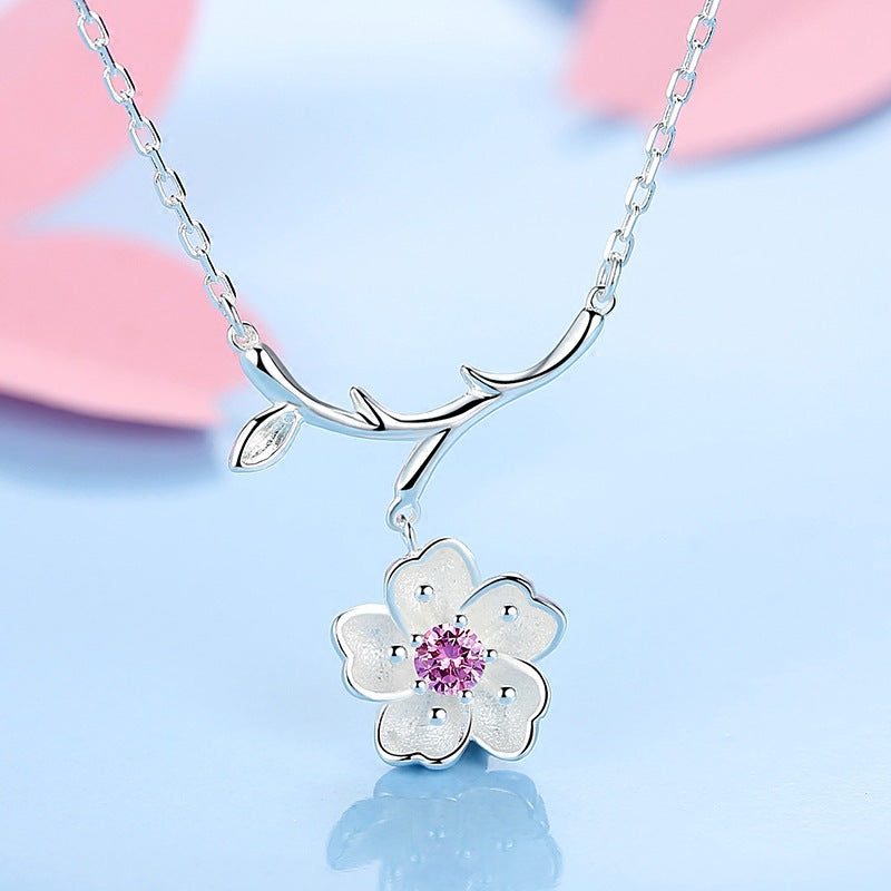 Rose Quartz Crystal Necklace