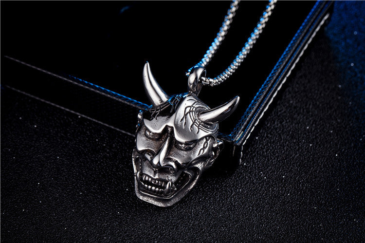 Gothic Skull Titanium Steel Pendant Necklace