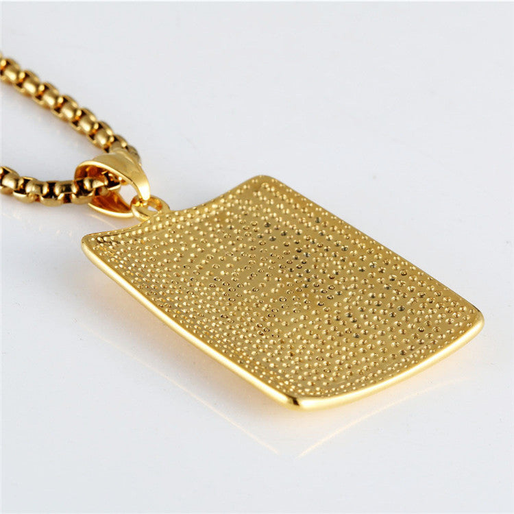 Trendy Titanium Steel Snail Pendant Necklace for Men and Women - Hip Hop Fashion Accessory