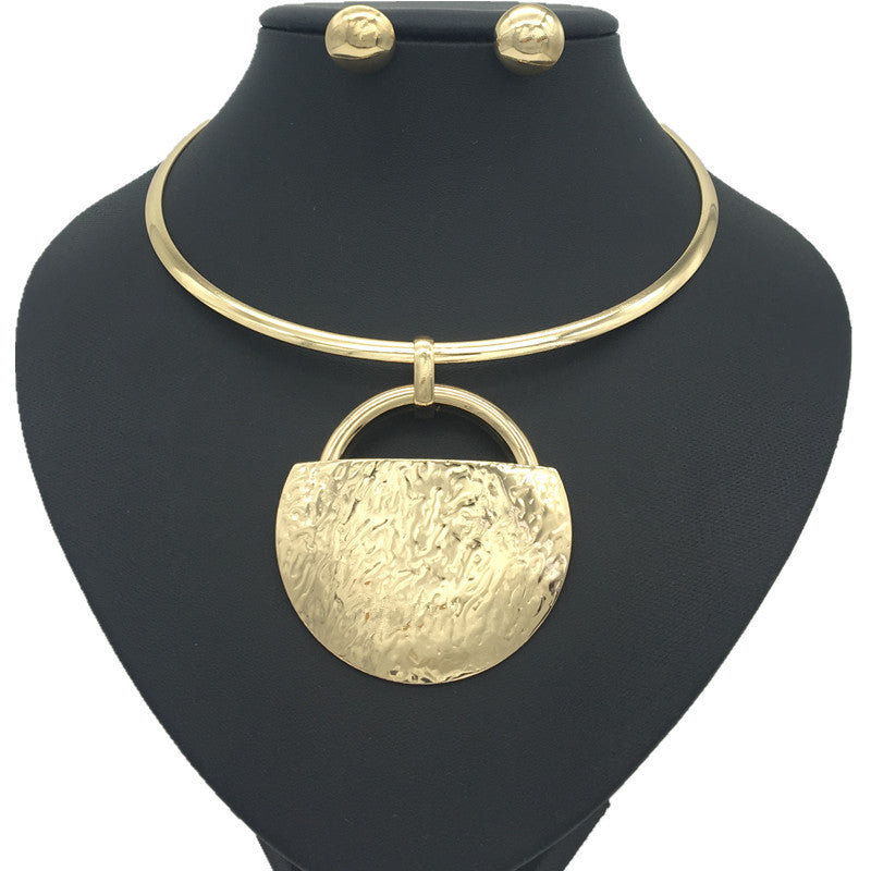 Planderful Savanna Rhythms Necklace Set – Exaggerated Punk Style