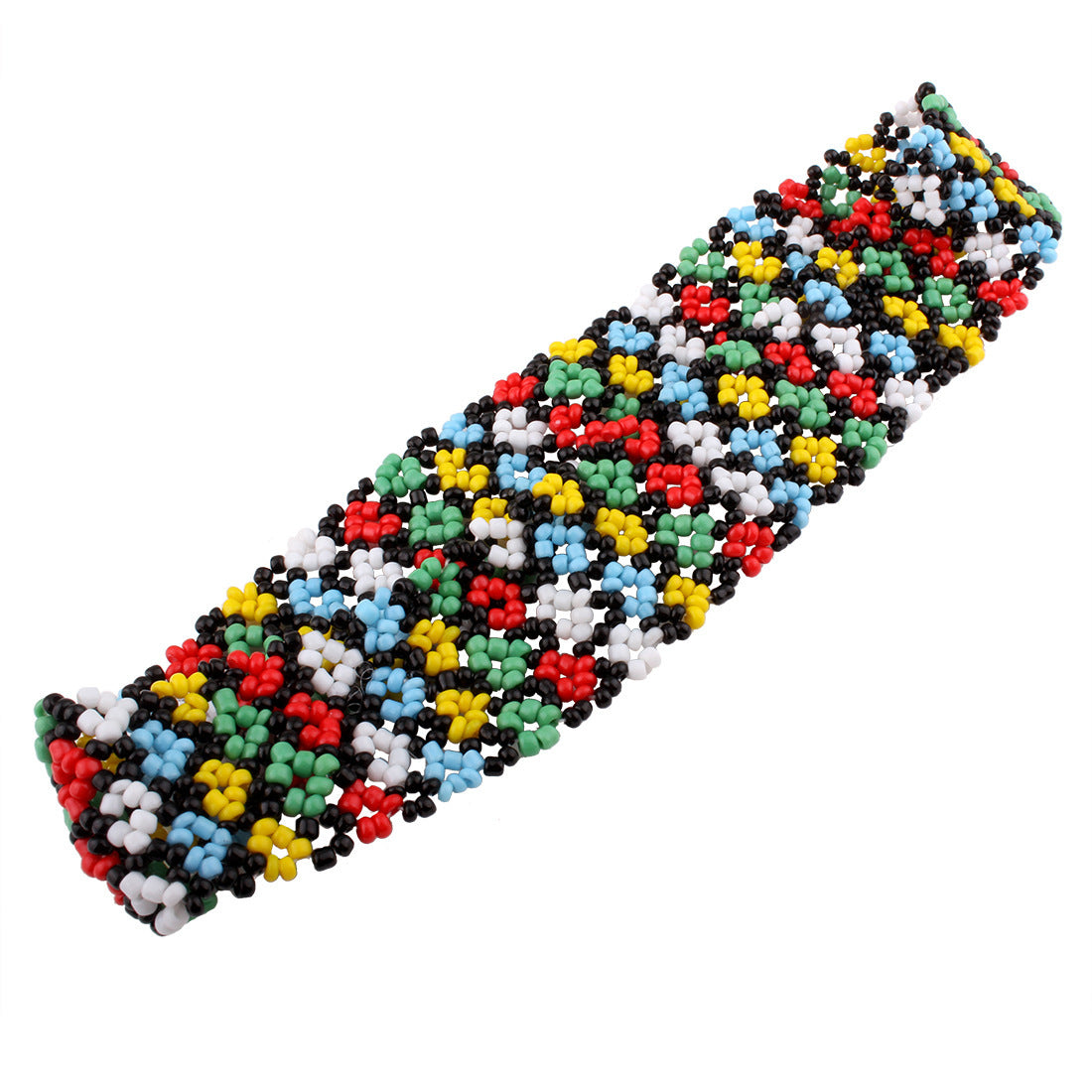 Colorful Geometric Necklace and Headband Set in Savanna Rhythms Collection