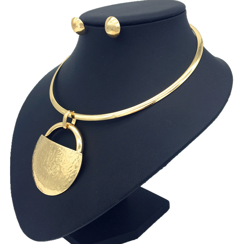 Planderful Savanna Rhythms Necklace Set – Exaggerated Punk Style