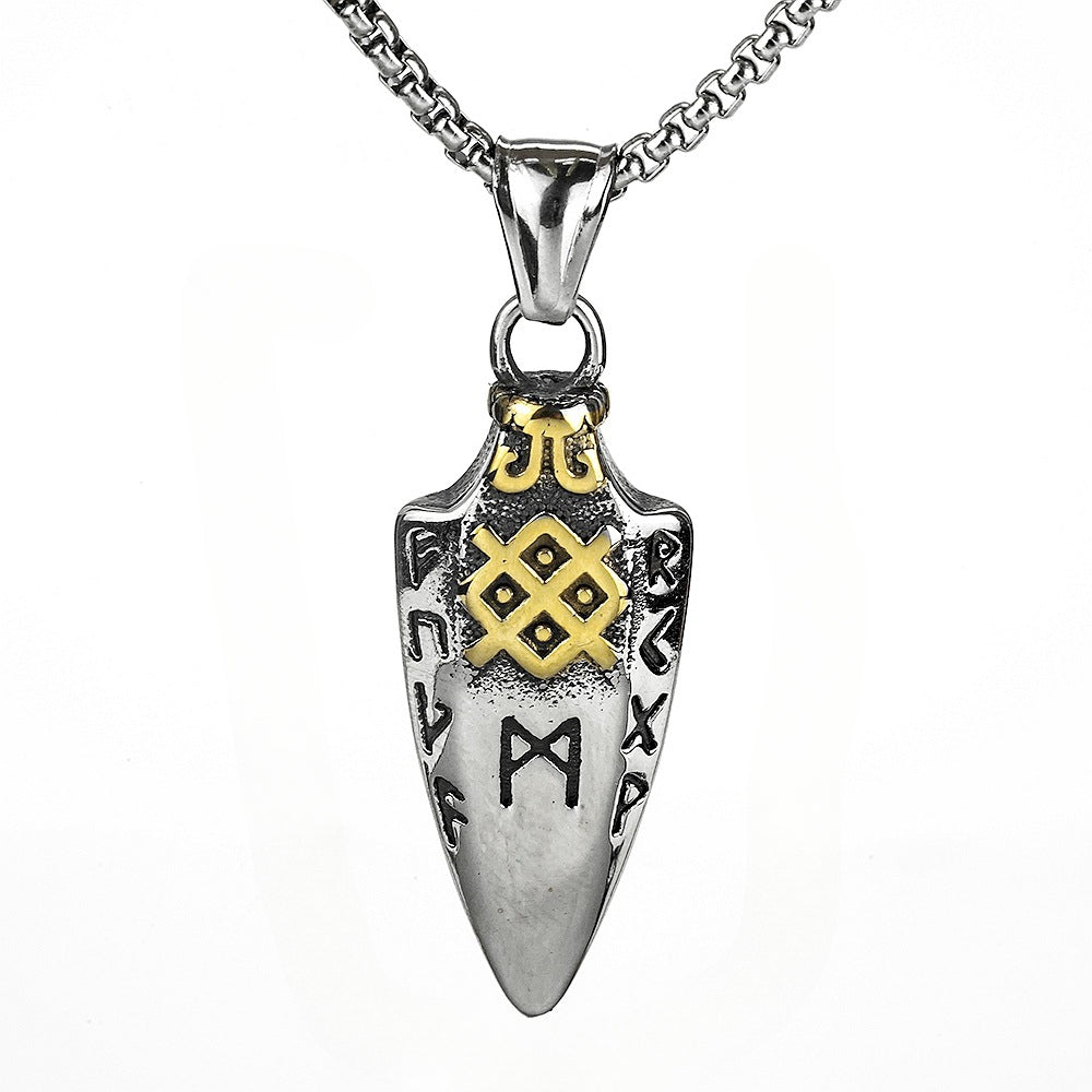 Norwegian Nordic Viking Rune Men's Pendant Necklace Accessories