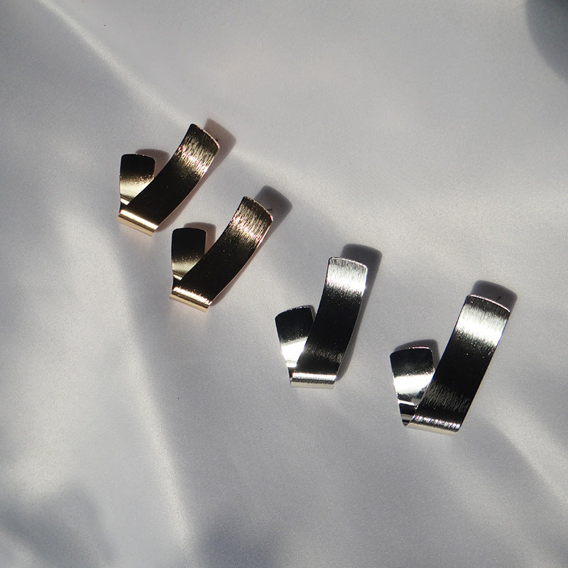 Bold Geometry Metal Earrings - Vienna Verve Collection