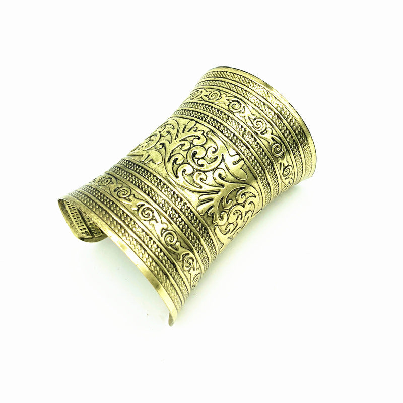 Empress's Delight Alloy Open Bracelet - Vienna Verve Collection