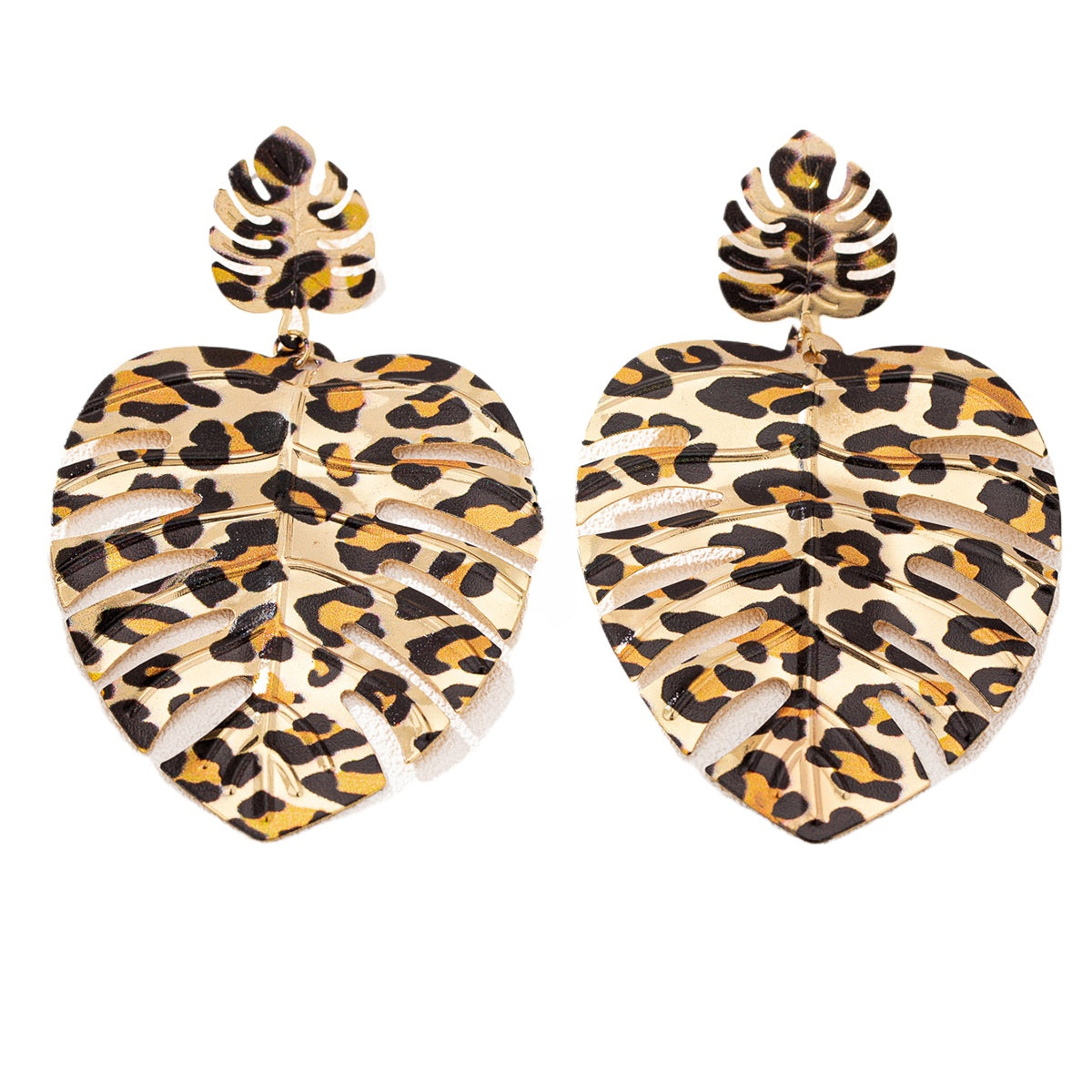 Planderful Vienna Verve Earrings – Fashionable Leopard Print Design