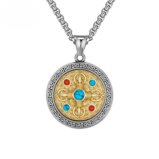 Stainless Steel Necklace - Elegant Everyday Genie Pendant Necklace For Modern Jewelry Lovers