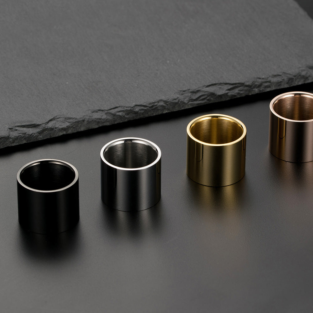 Steel Ring – Statement Everyday Wear
