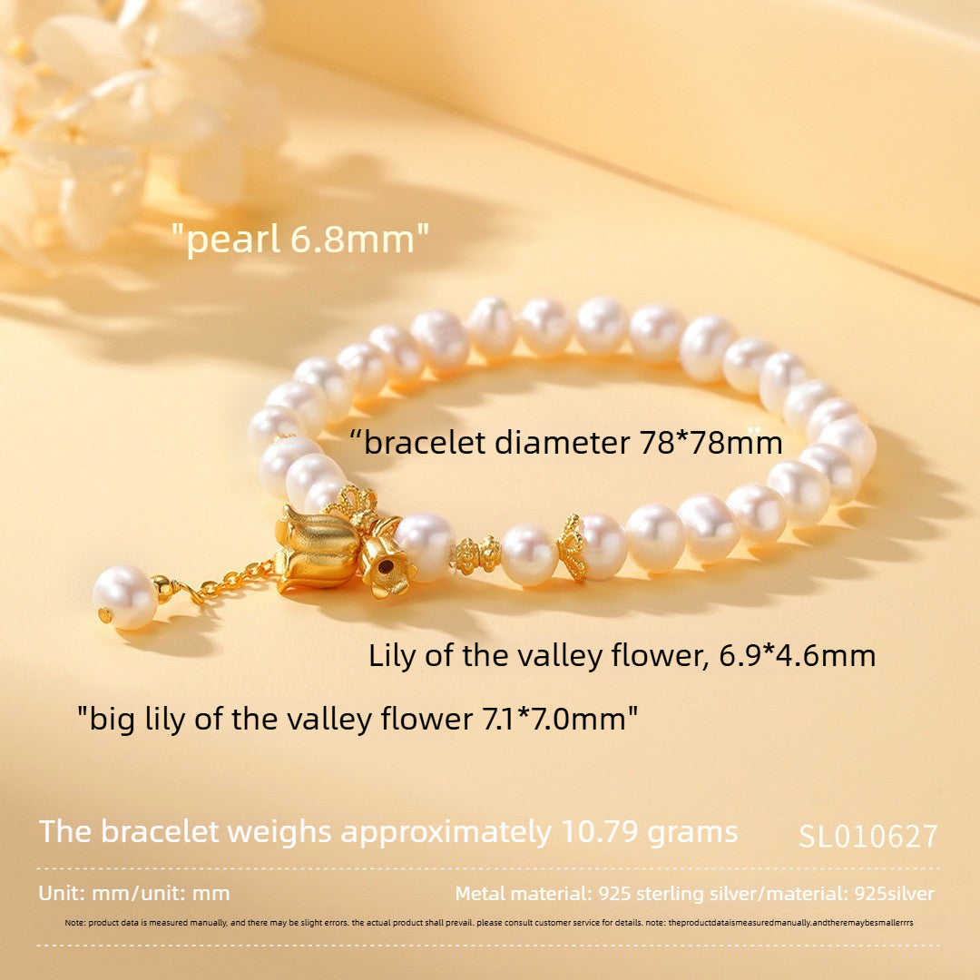 Pearl Super 925 Sterling Silver Bracelet