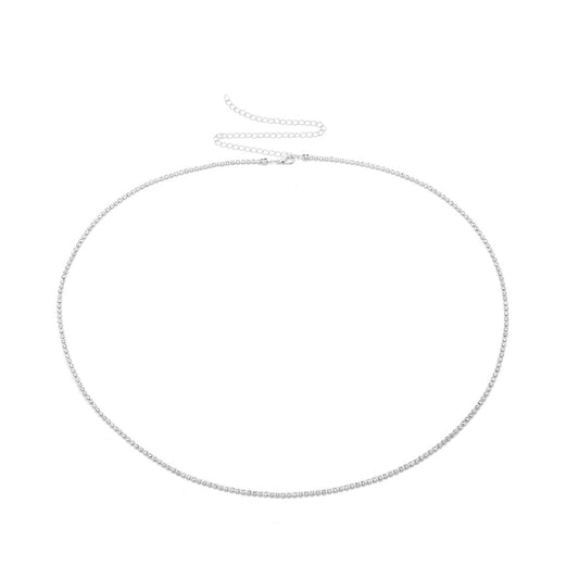 Glamorous Rhinestone Body Chain Necklace from Planderful Collection Vienna Verve.
