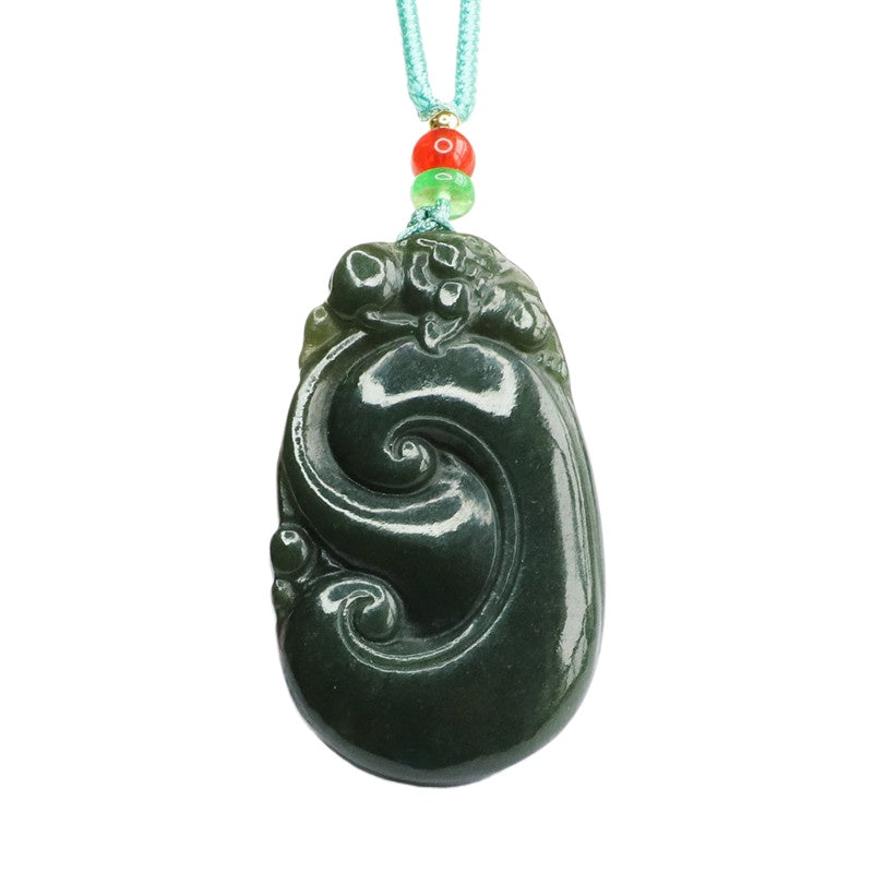 Taqing Hetian Jade Ruyi Pendant