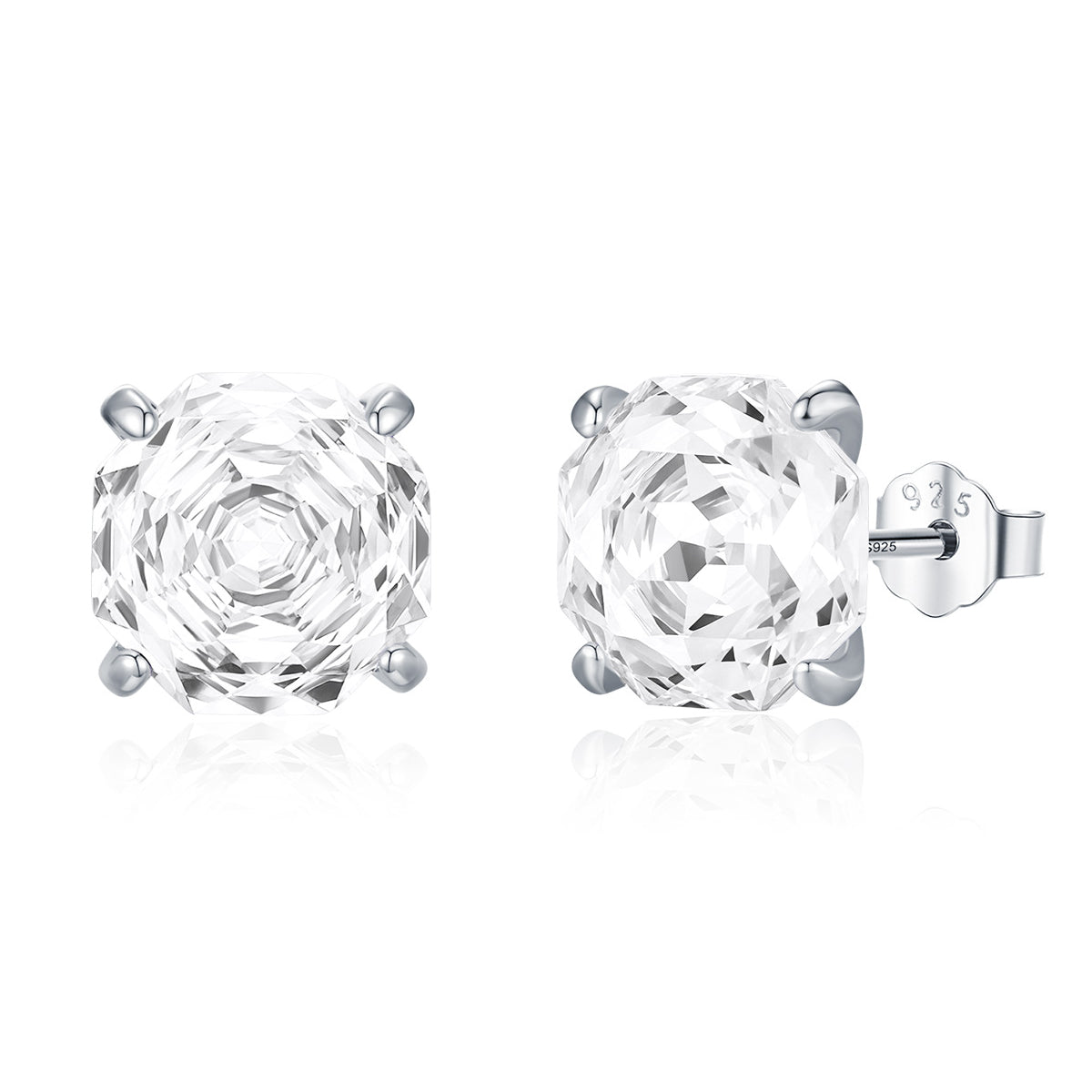 Planderful Everyday Genie Earrings – Elegant Zircon Rose Cut Design