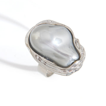 Baroque Imitation Pearl Ring By Planderful Vienna Verve Geometric Statement Jewelry For Women