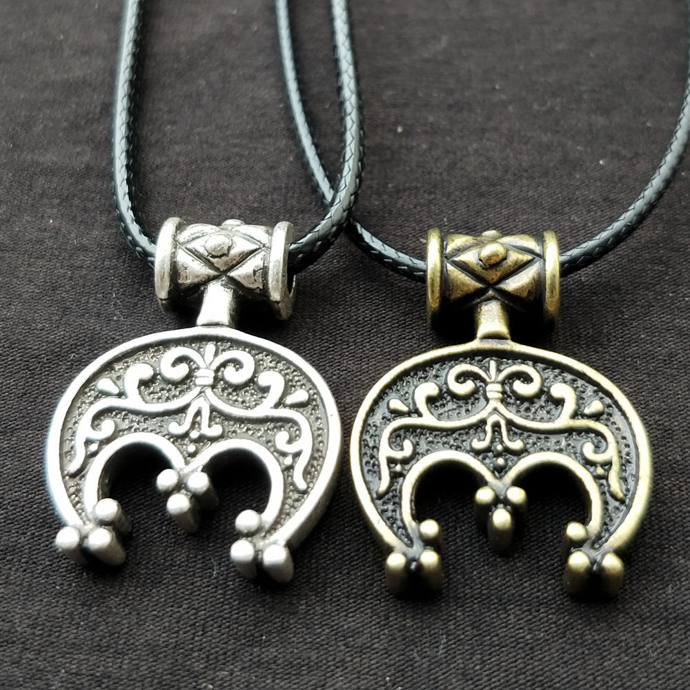 Mystical Norse Heritage Silver Pendant Necklace