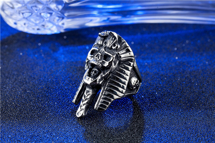 Titanium Steel Pharaoh Ring