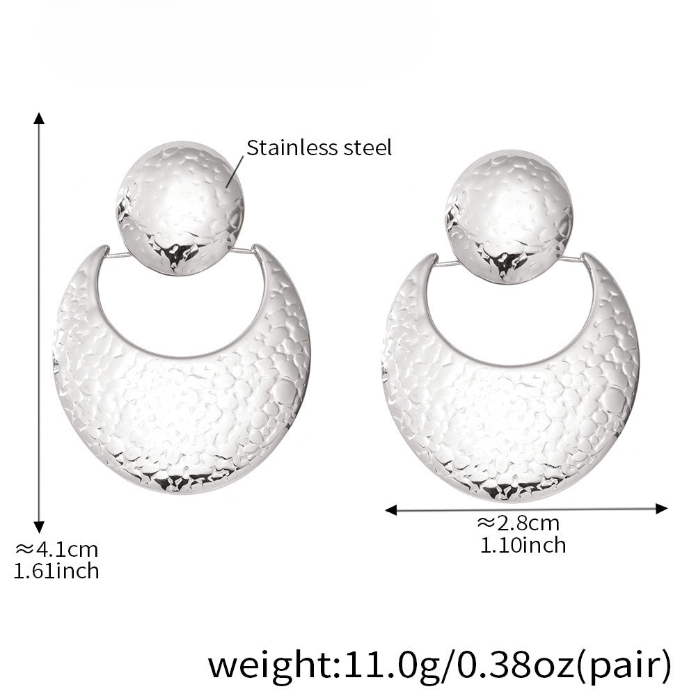 Planderful Stainless Steel Love Earrings For Women