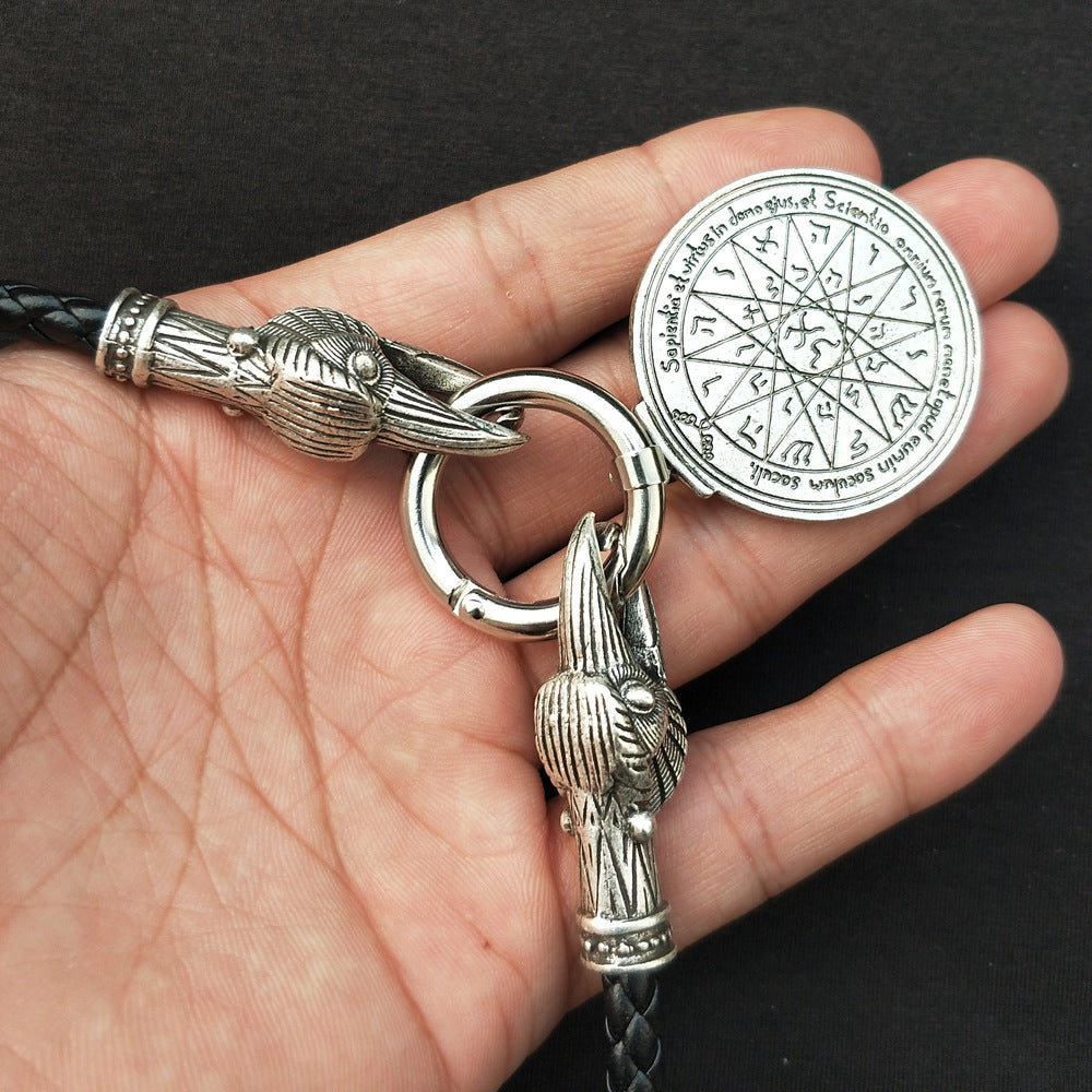 Viking Legacy Crystal Talisman Necklace for Men by Planderful