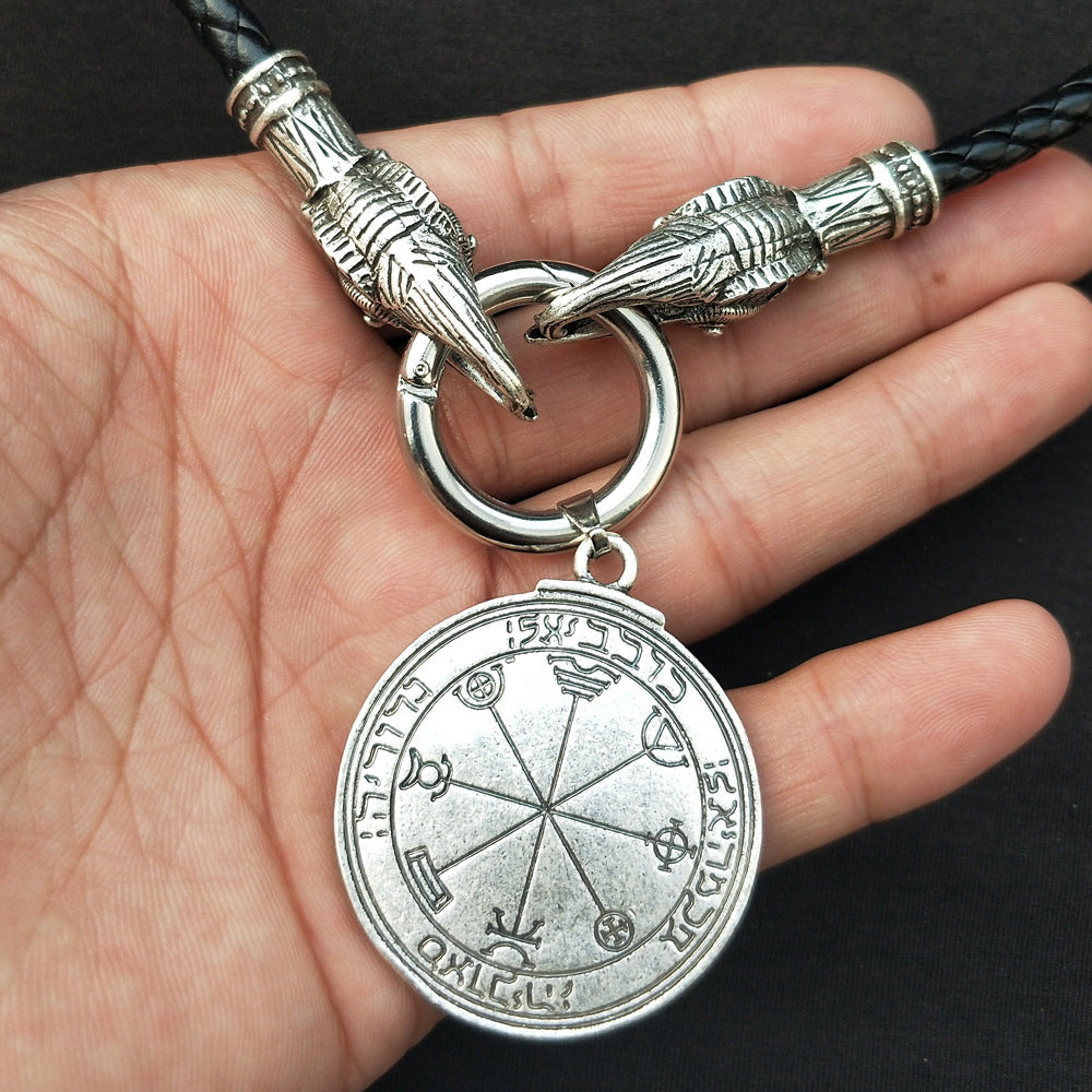 Viking Legacy Crystal Talisman Necklace for Men by Planderful