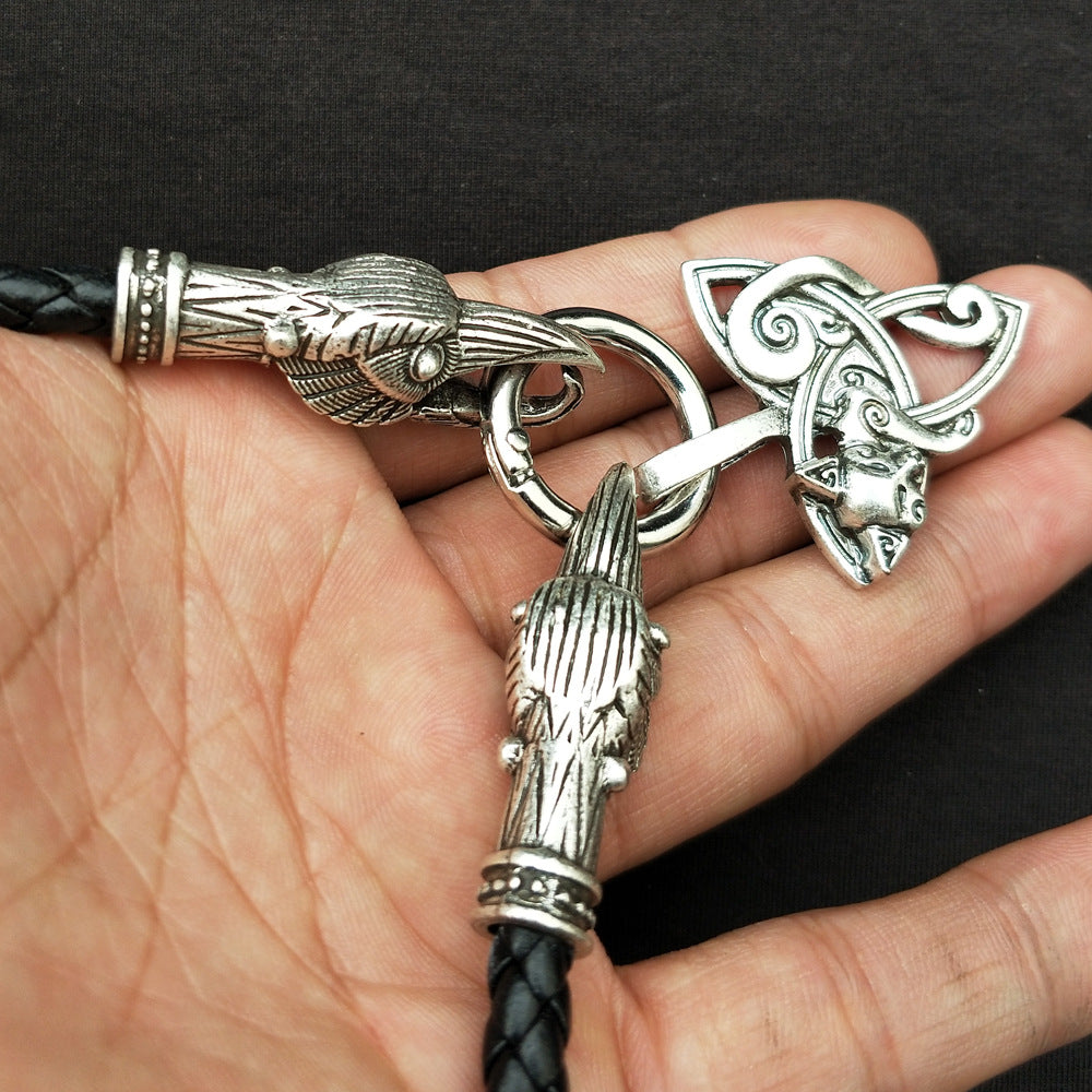 Viking Celtic Knot Triangle Necklace for Men from Nordic Legacy