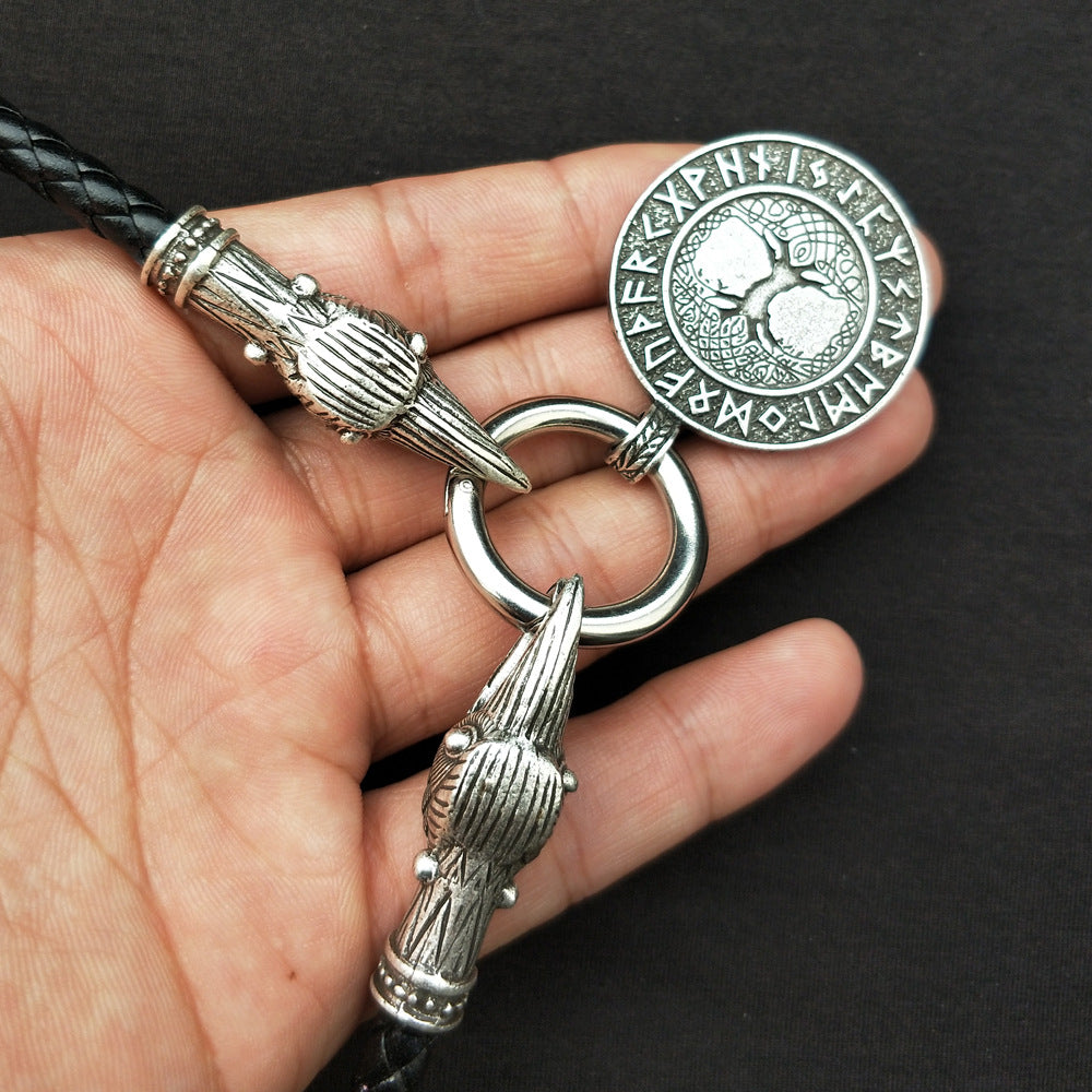 Norse Legacy Viking Amulet Tree of Life Necklace for Men