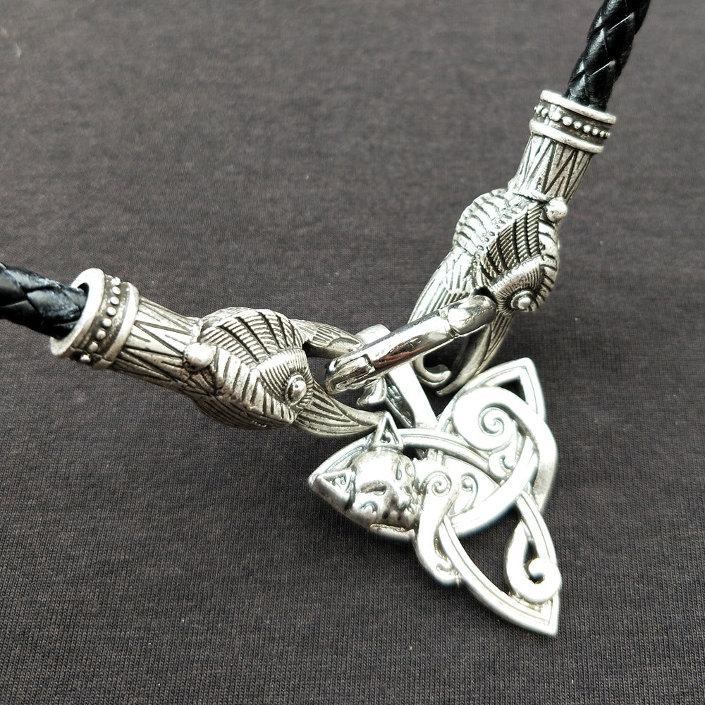 Viking Celtic Knot Triangle Necklace for Men from Nordic Legacy