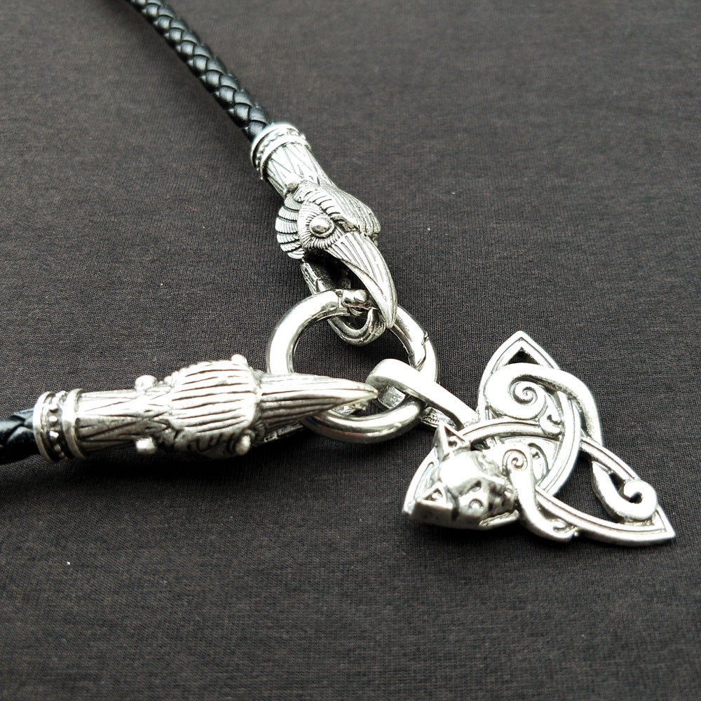 Viking Celtic Knot Triangle Necklace for Men from Nordic Legacy