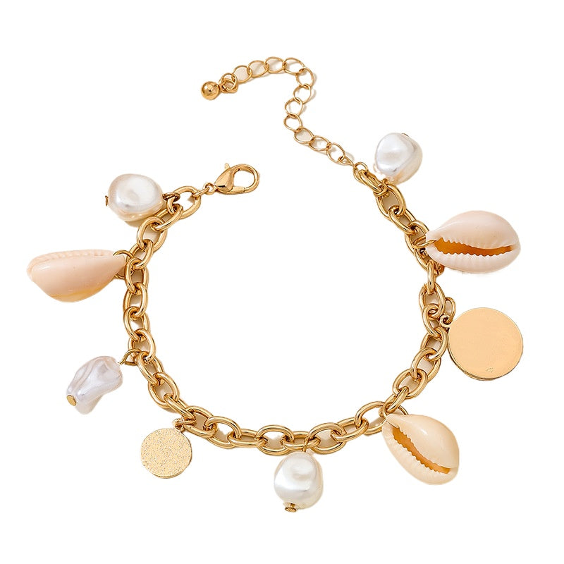 Planderful Vienna Verve Bracelet – Unique Irregular Shell Pearl Design