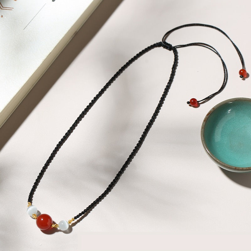Agate Zodiac Necklace
