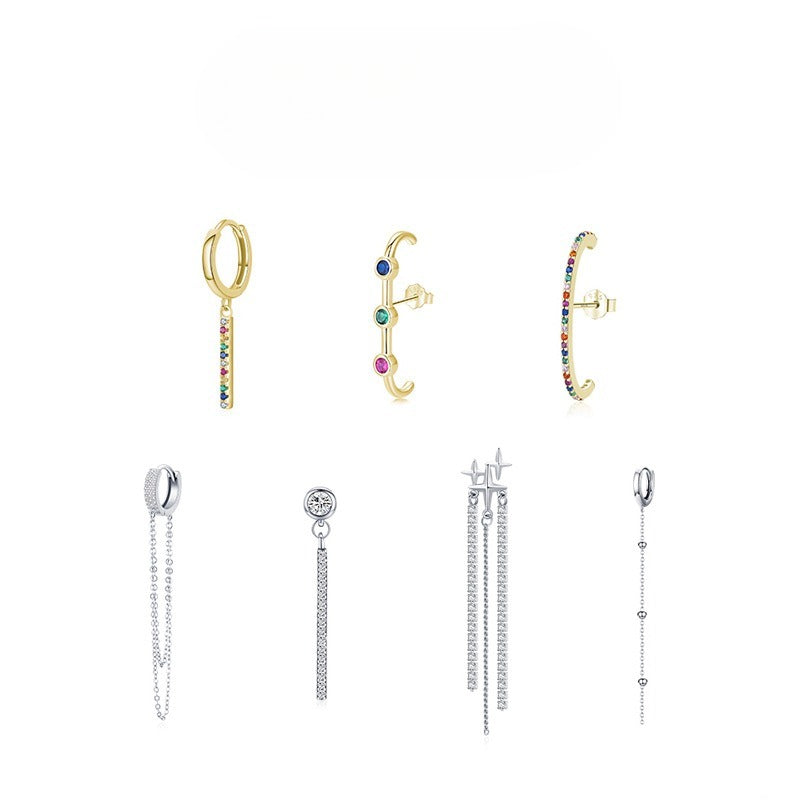 925 Sterling Silver Tassel Earrings