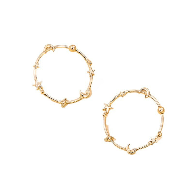 Celestial Statement Earrings by Planderful - Vienna Verve Collection