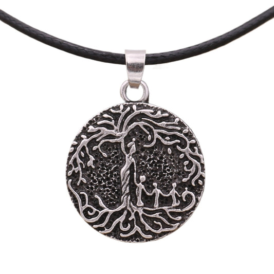 Mythical World Tree Viking Necklace for Men