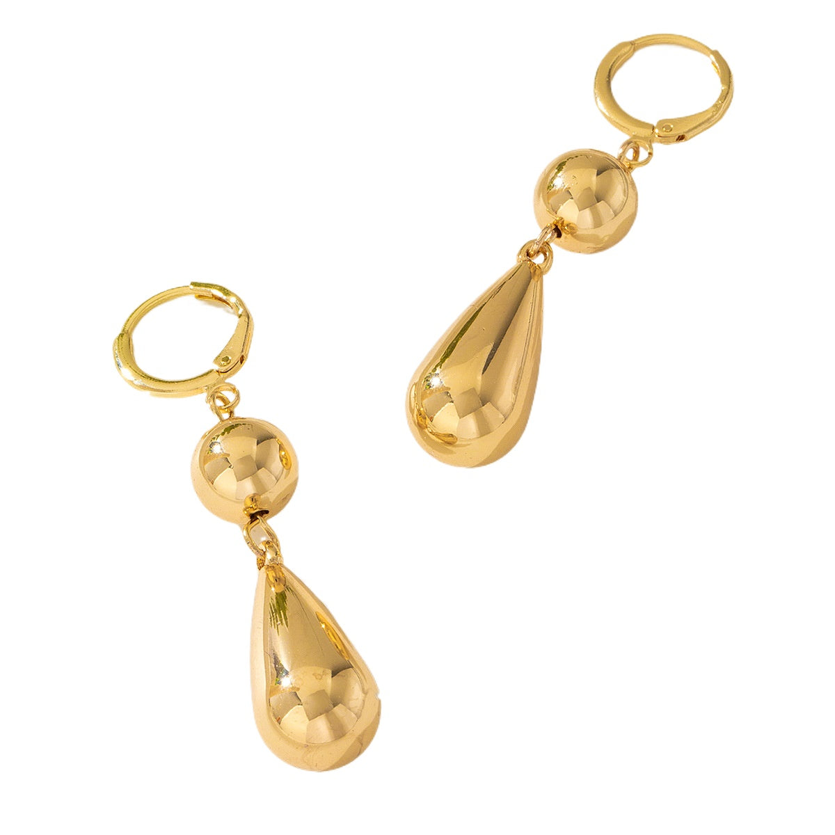 Planderful Vienna Verve Earrings – Elegant Gold Fringed Design