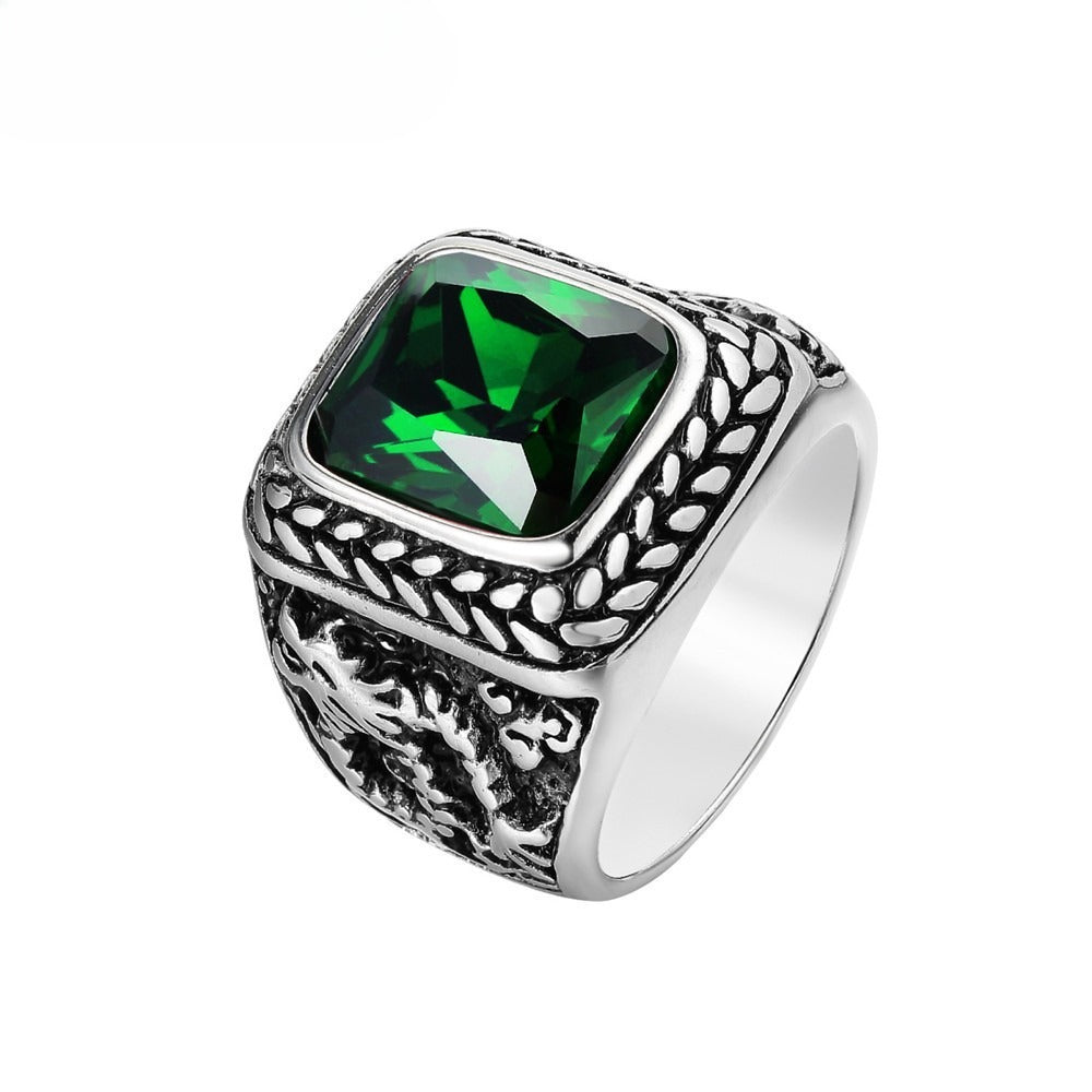 Dragon Ring Titanium Steel Personalized Protection Talisman Unisex For Men And Women Planderful