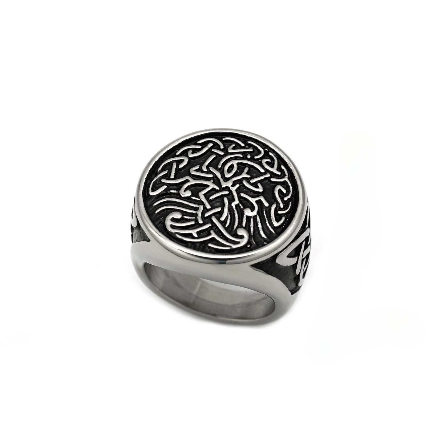 Cross-Border New Products European American Viking Ring World Tree Celtic Men's Fashion Ring