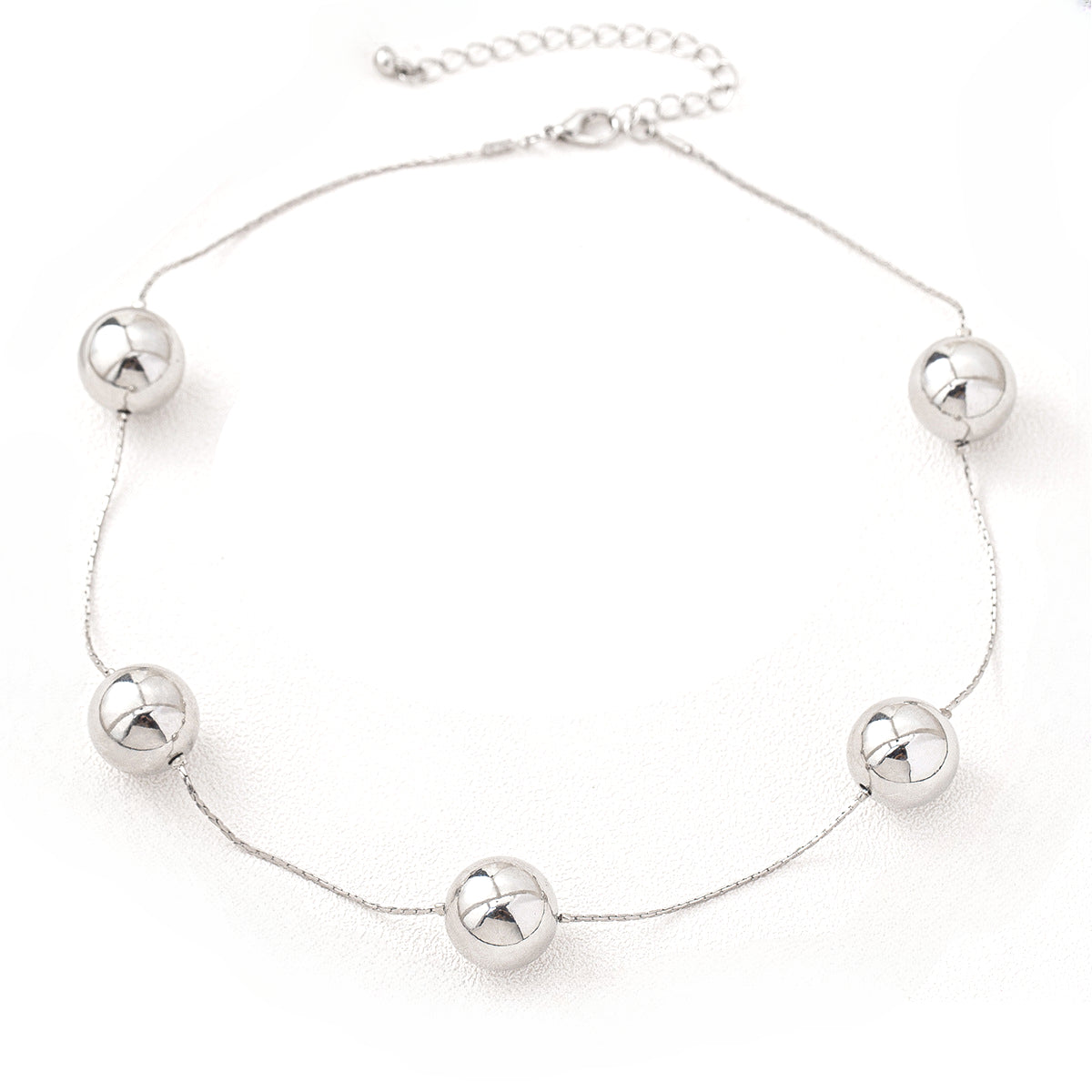 Planderful Vienna Verve Necklace – Elegant Minimalist Metal Design