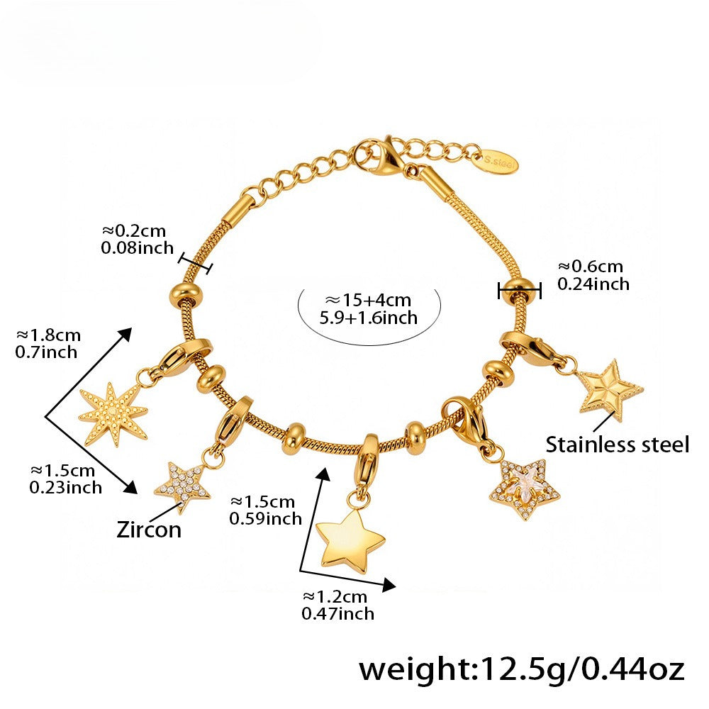Planderful Everyday Genie Zircon Pendant Bracelet For Women