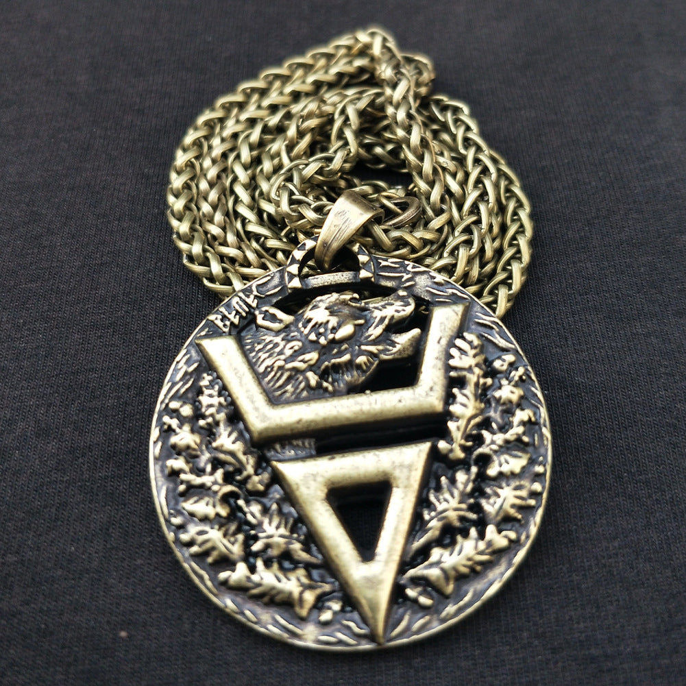 Mystic Slavic Bear Amulet Necklace for Men