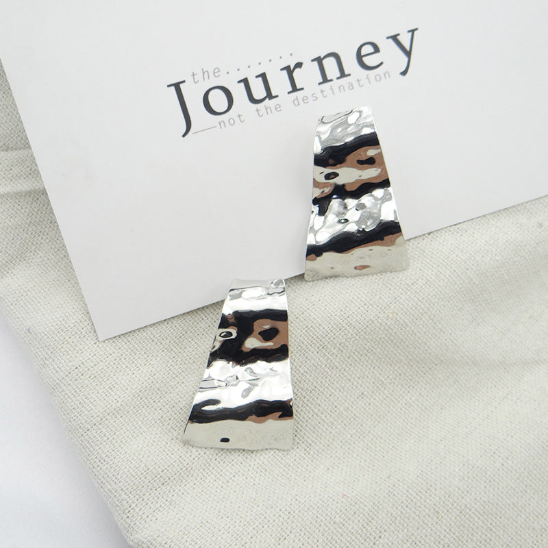 Chic Metal Drop Earrings from South Korea with a Touch of Fairy Magic