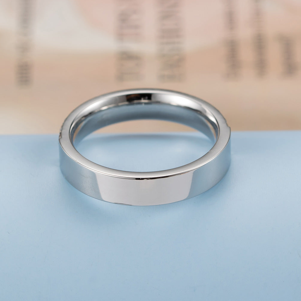 Black Zircon Unisex Couple Ring – Pavé Zircon