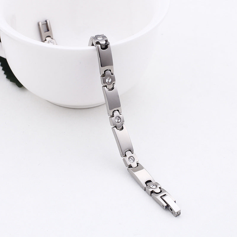 Couples' Magnetic Titanium Steel Bracelets for Men